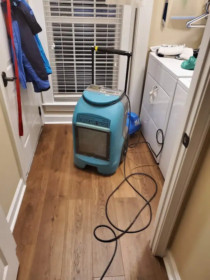 Commercial dehumidifier deployed for Flood Damage Cleanup in Alamosa