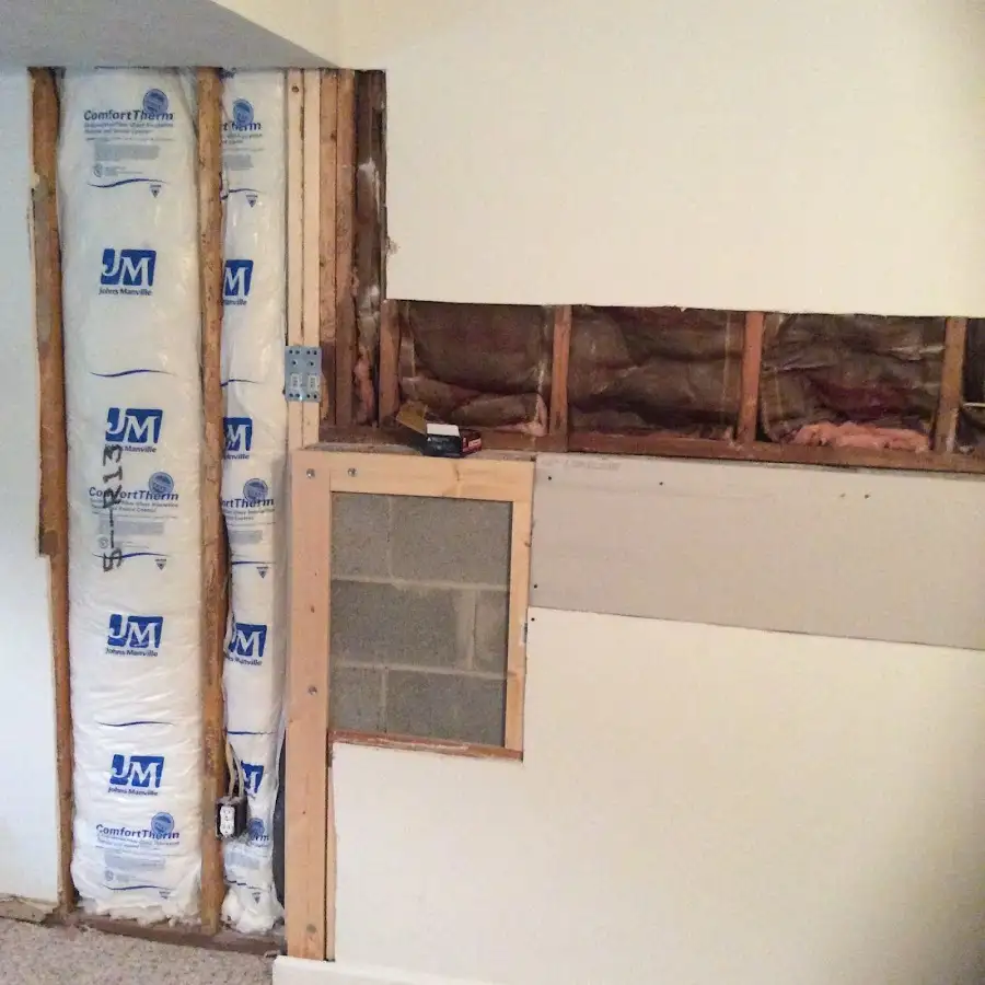 Wall insulation replacement during Structural Drying in Alamosa